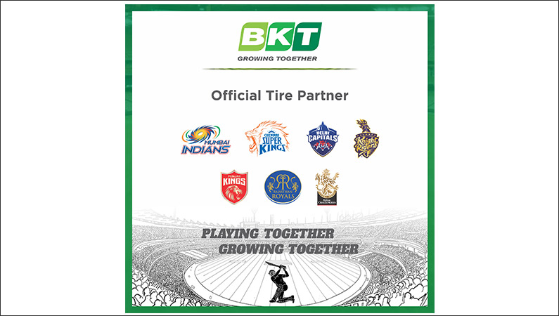 BKT Tires partners with seven IPL teams
