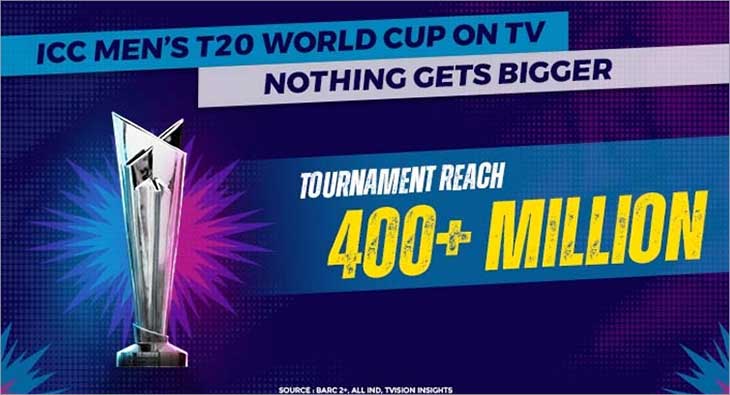 Reach over 400 million on TV this festive season as ICC Men's T20 World Cup starts Oct 16 - Vimarsana News