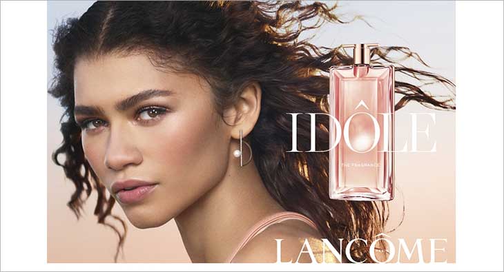 Zendaya headlines new Lancôme campaign for Idôle EDP