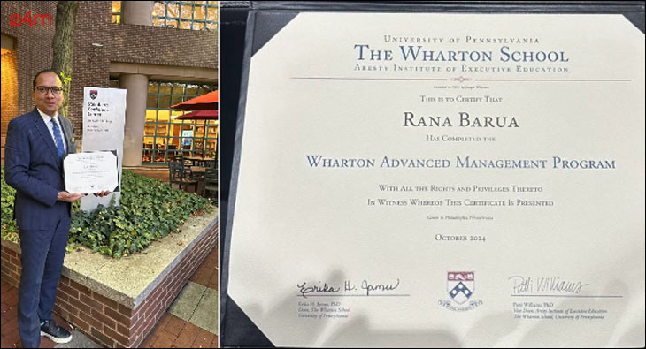 Rana Barua completes Wharton Advanced Management Program