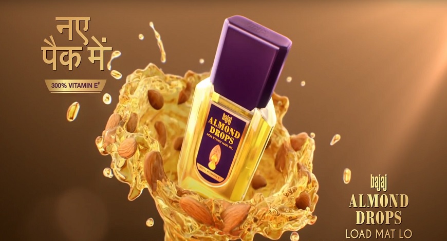 Bajaj Almond Drops Hair Oil unveils new packaging for the first time in 25  years - Exchange4media