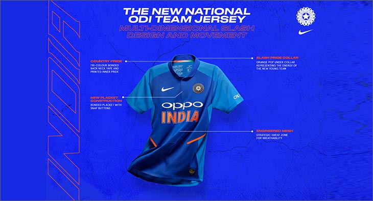 team india jersey over the years